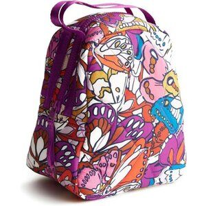 Insulated Lunch Bag Lightweight Quilted Zipper Tote for Work or School